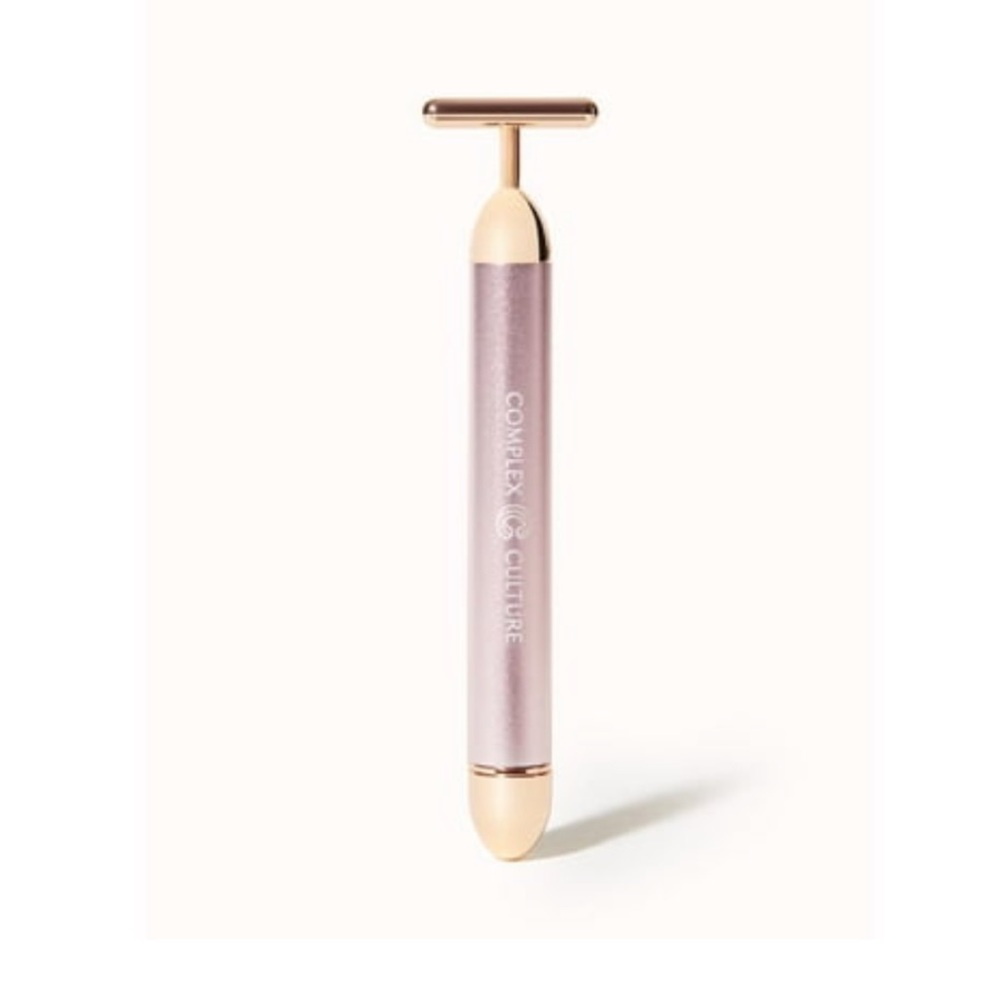 Complex Culture Sonic T-Bar Facial Massager — Rose Gold BNIB